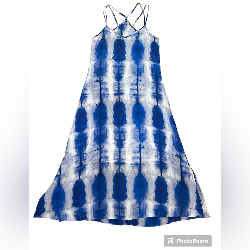Anthropologie Seen Worn Kept dress - blue 100% silk - size 10